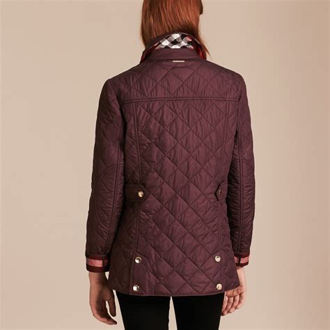 burberry check detail diamond quilted jacket review|burberry diamond quilted field jacket.